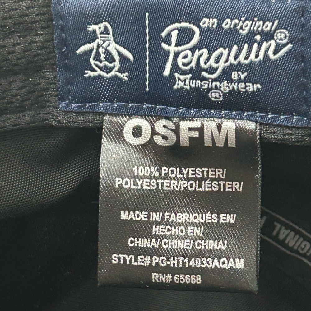 Original Penguin One Size Bucket Hat - Picture 8 of 8